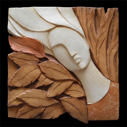 Autunno - terracotta cm 39x39 - 2013